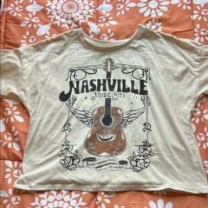 Nashville Music City Kids Beige T-Shirt